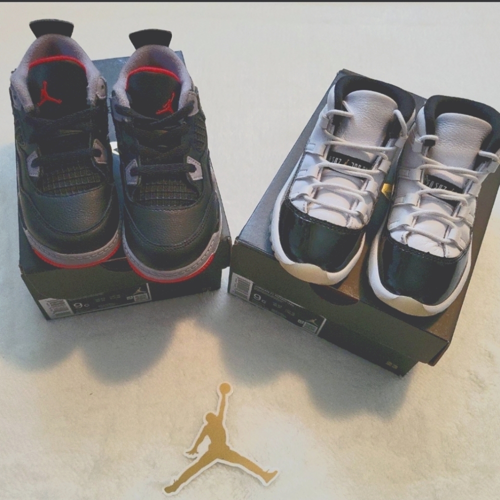 Jordan retro 4 and retro 11 bundle